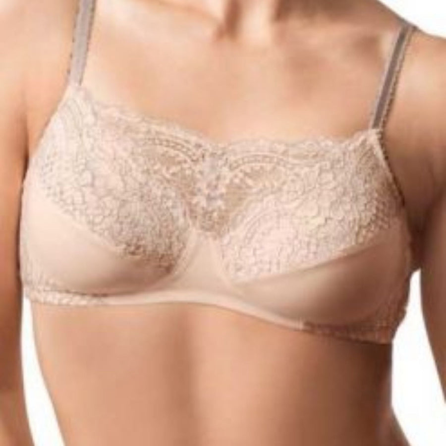 off white amoena annette wire free bra front view