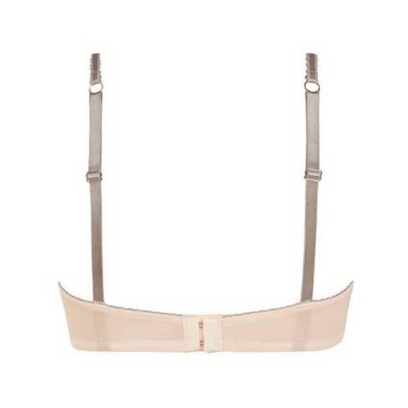 light rose grey amoena celine wire mastectomy bra back view