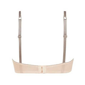 light rose grey amoena celine wire mastectomy bra back view