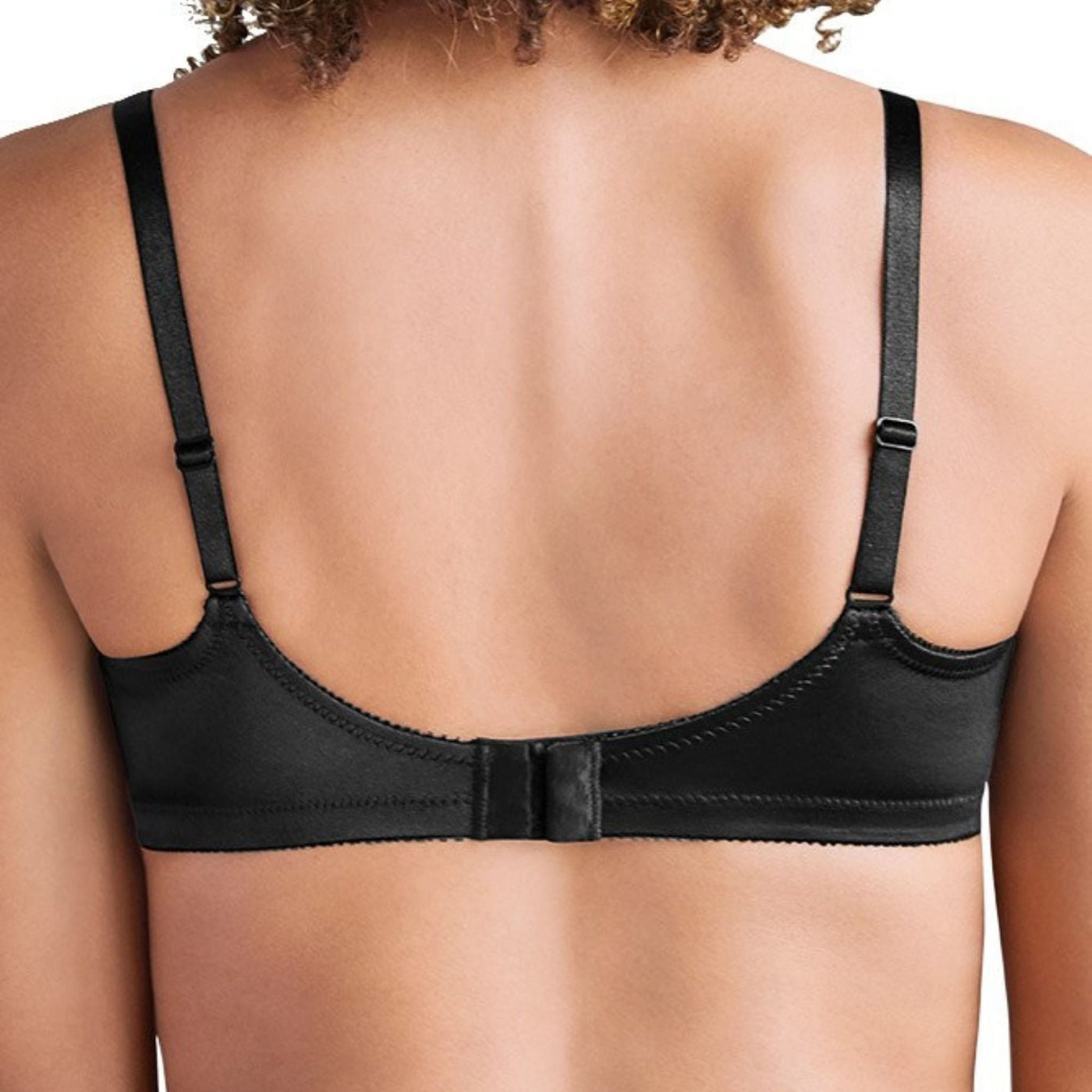 black amoena isabel camisole mastectomy bra back view