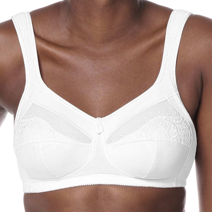 white amoena isadora mastectomy bra front view
