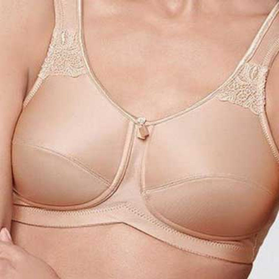 nude amoena kelly wire free mastectomy bra front view