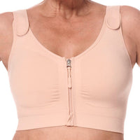 rose amoena leyla post surgical compression bra front view