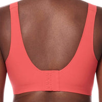 amoena linda wire-free bra pink back view