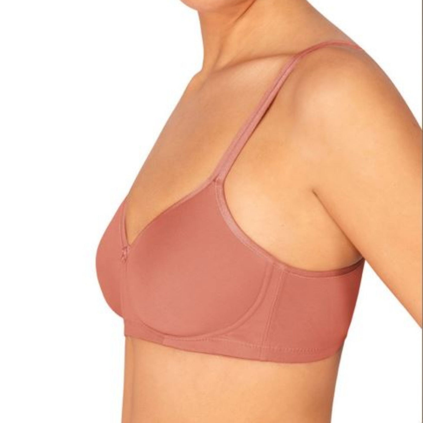 faded rose amoena mara mastectomy bra side view