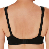 black amoena mona mastectomy bra back view
