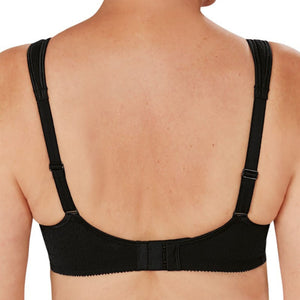black amoena mona mastectomy bra back view