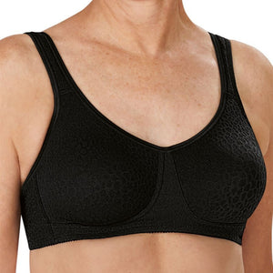 black amoena mona mastectomy bra front view