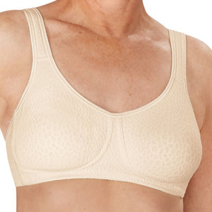 champagne amoena mona mastectomy bra front view