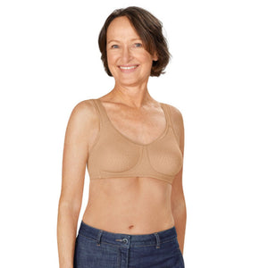 cognac amoena mona mastectomy bra front view