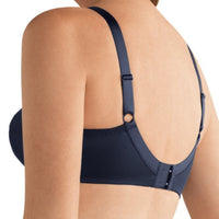 dark blue amoena nancy mastectomy bra back view