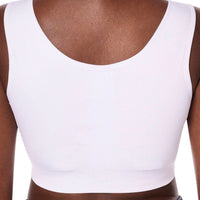 white amoena pamela seamless surgical bra back view