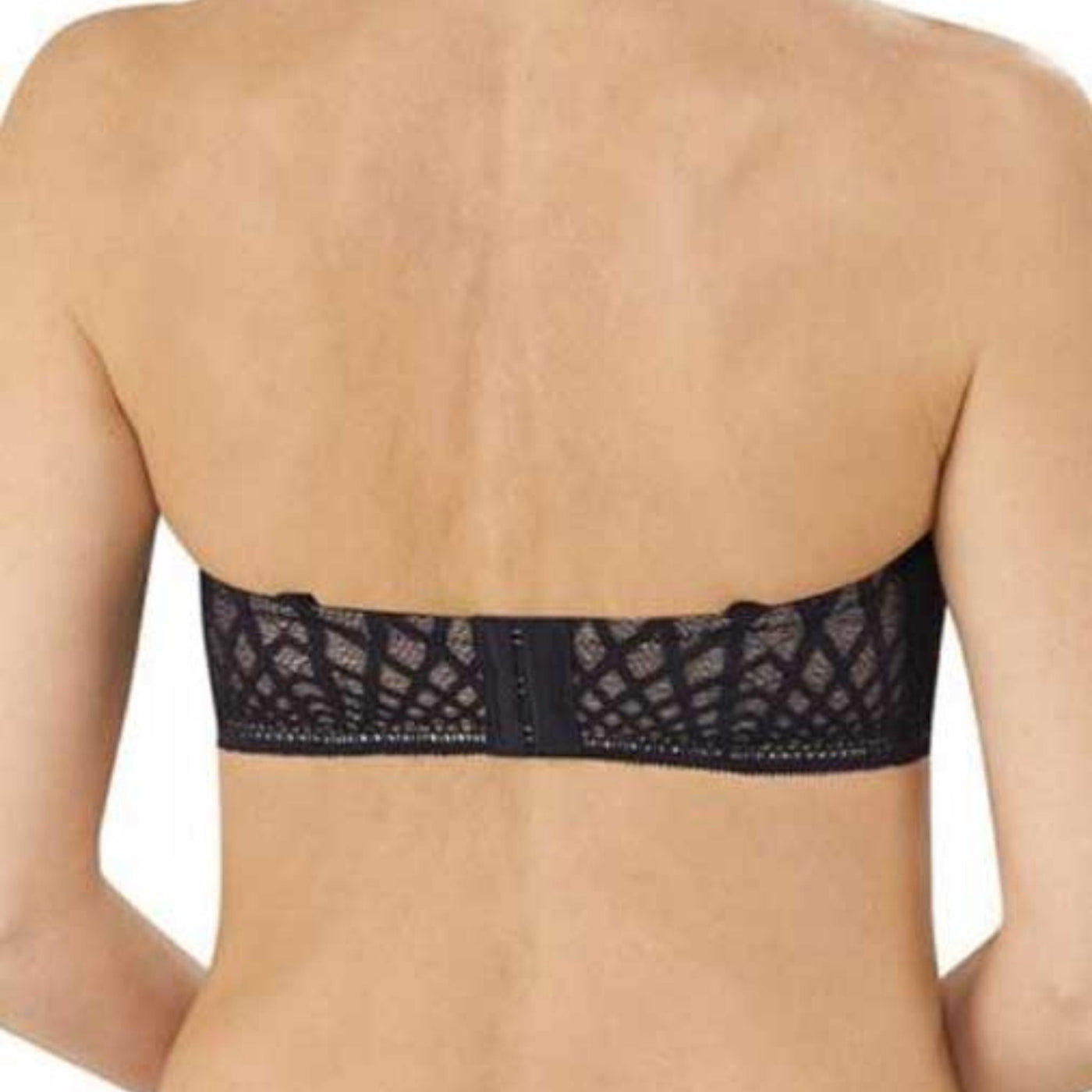 blacksand amoena pia underwire mastectomy bra back view