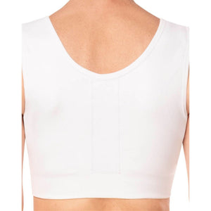 white amoena sina mastectomy bra back view