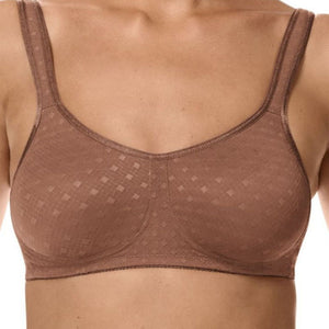 mocha amoena tiana mastectomy bra front view