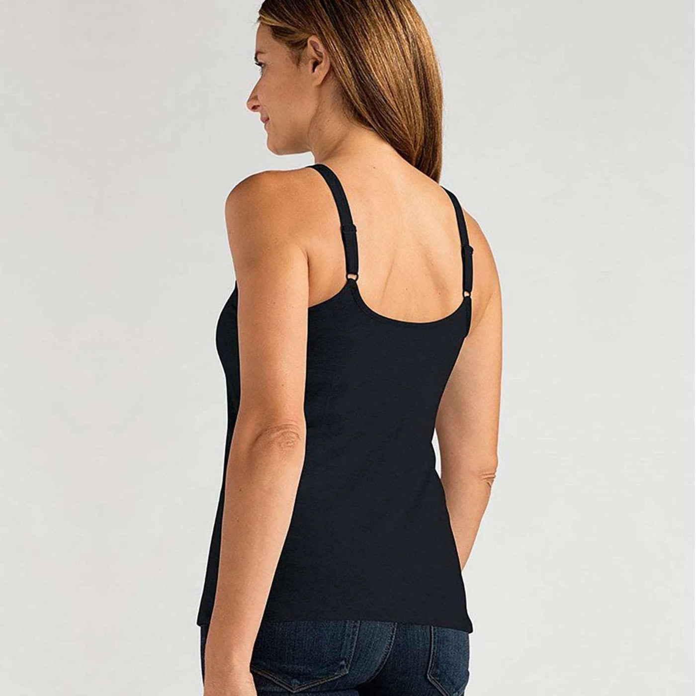black amoena valletta tank top back view