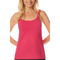 pink amoena valletta tank top front view
