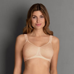 light powder anita airita mastectomy bra spacer cups front view