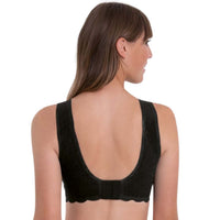 Anita essential lace bra in black back view