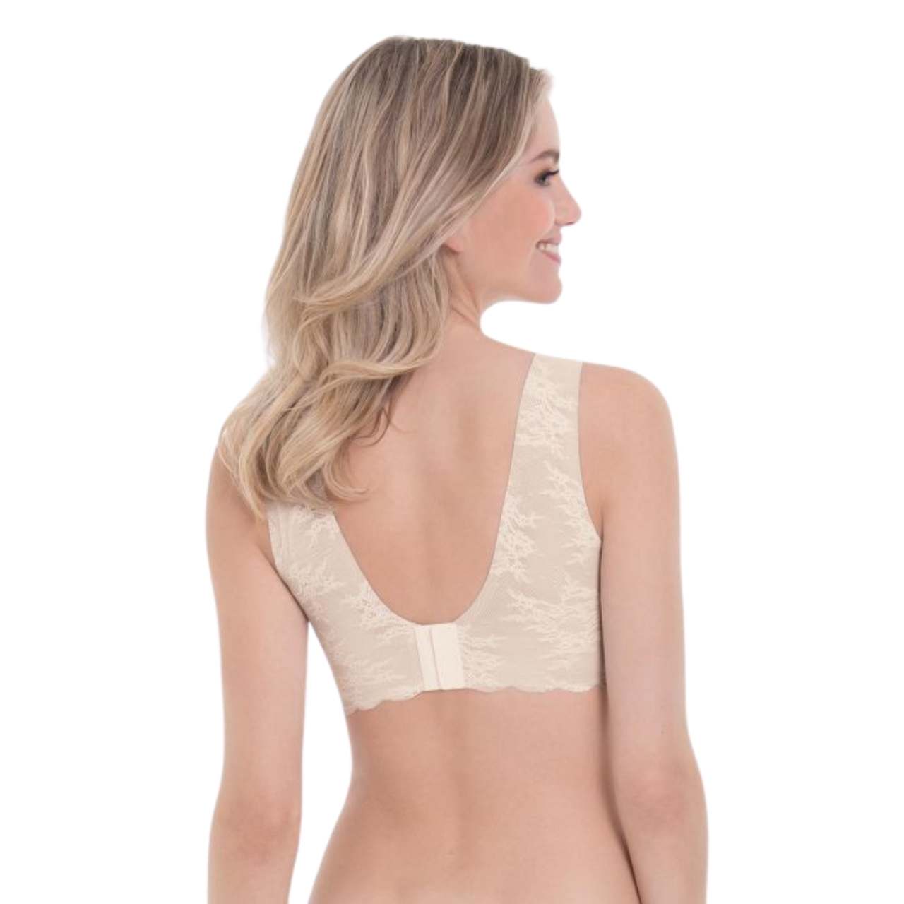 Anita essential lace bra in crystal back view