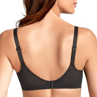black anita fleur wire free mastectomy bra back view