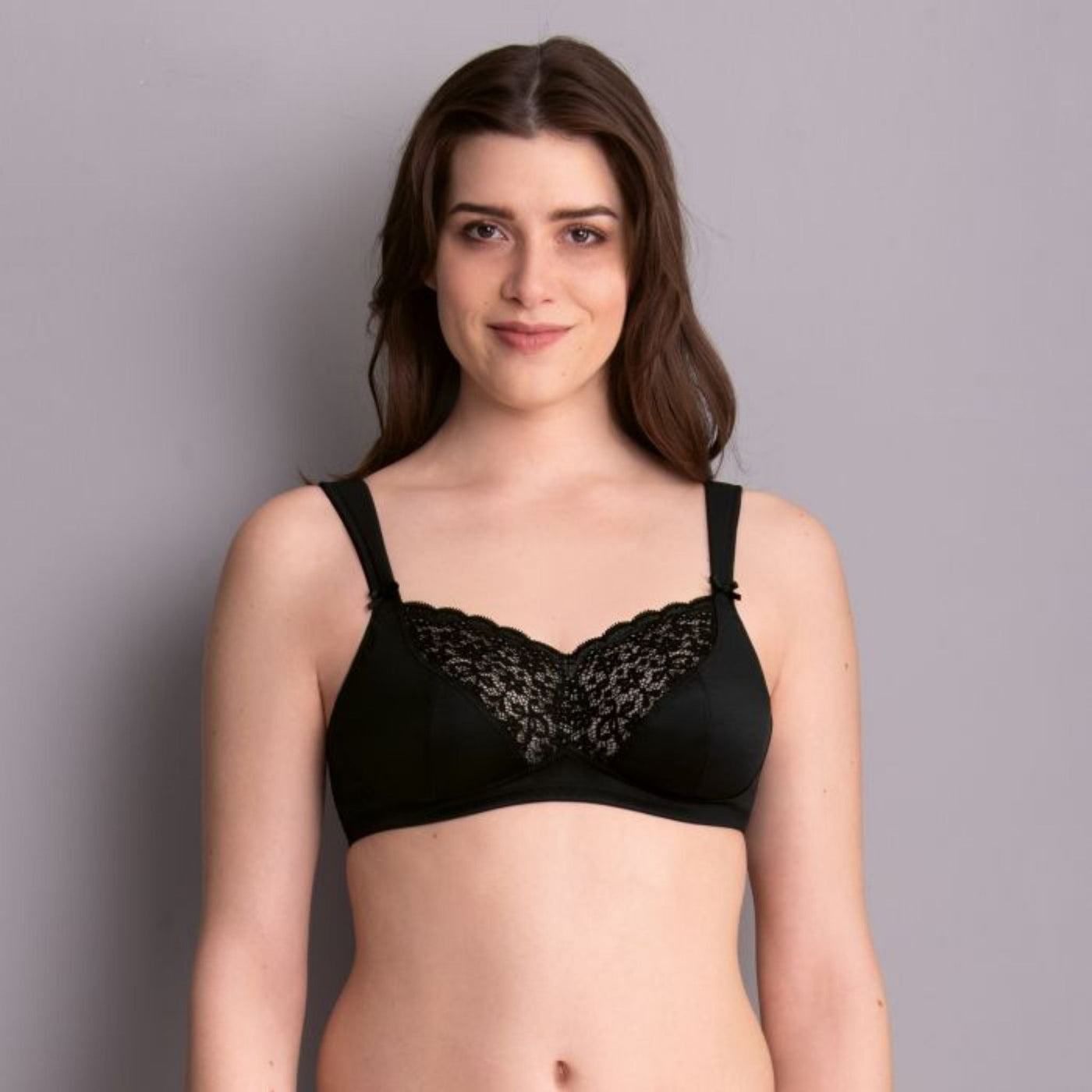 black anita havanna mastectomy bra front view