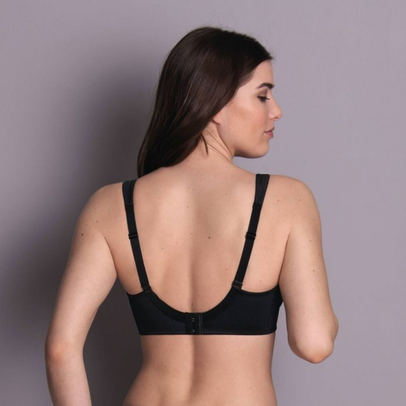 black anita lisa mastectomy bra back view