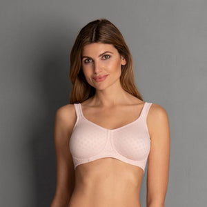 soft rose anita lisa mastectomy bra front view