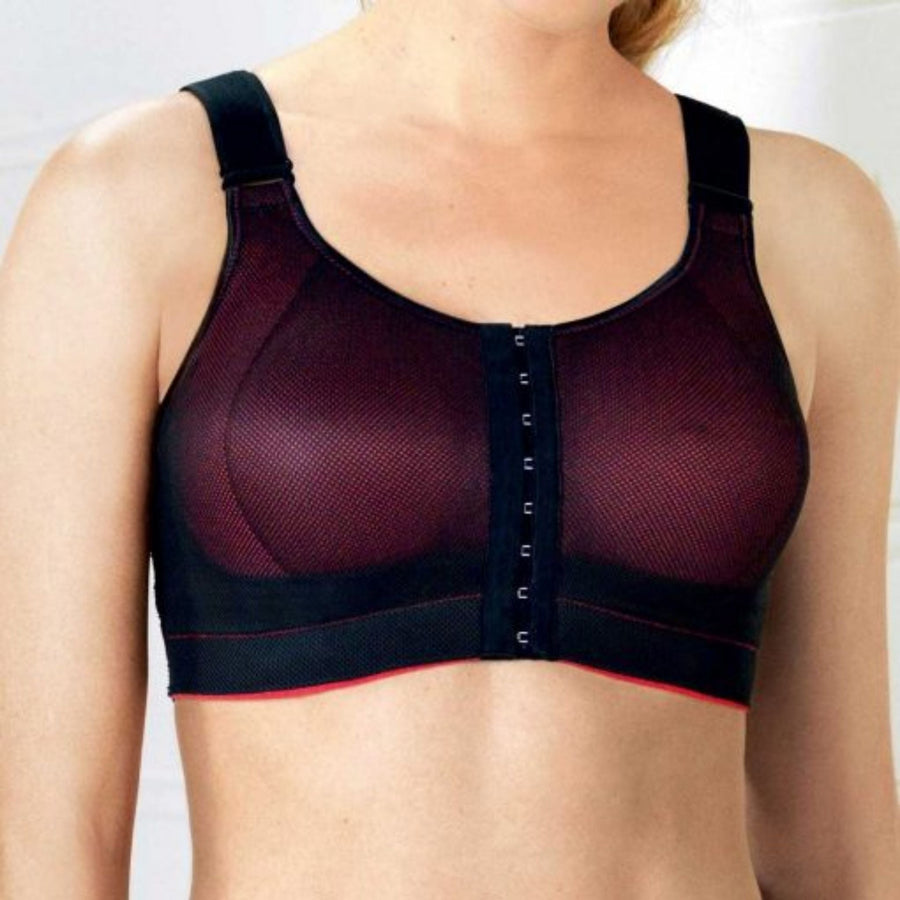 black anita osaka post operative compression bra front view