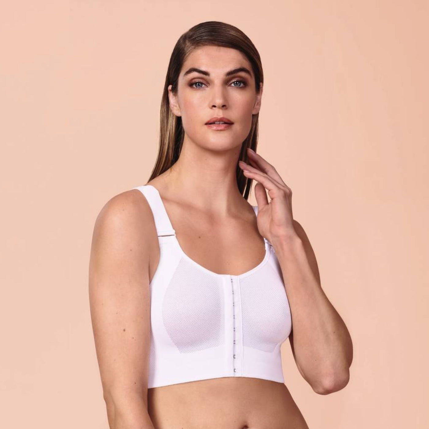 white anita osaka post operative compression bra front view
