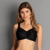 black anita safina comfort mastectomy bra front view