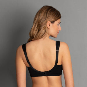 black anita safina comfort mastectomy bra back view