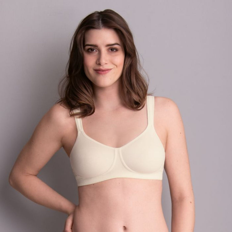 champagne anita salvia wire free mastectomy bra front view