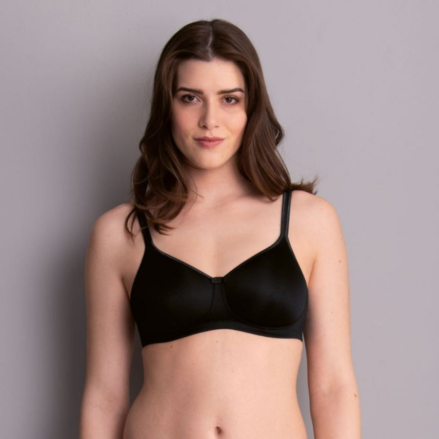 black anita tonya mastectomy bra front view