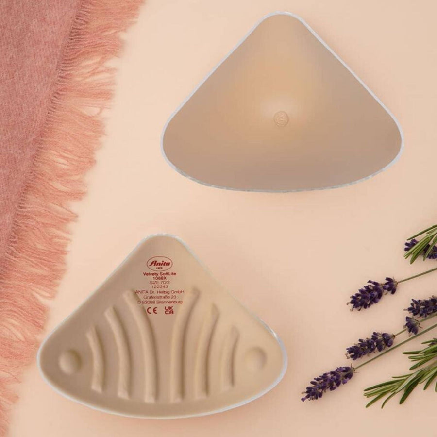sand anita velvety softlite breast form lifestyle view