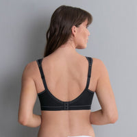black anita vivana mastectomy sports bra back view