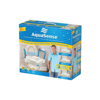 aquasense 3 in 1 contoured raised toilet seat package view