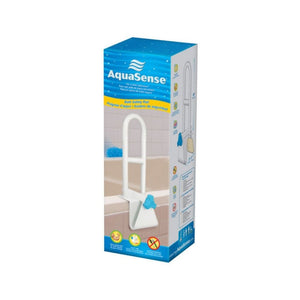 aquasense bathtub rail steel white package view