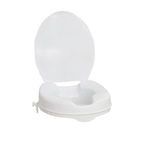 aquasense raised toilet seat with lid front view