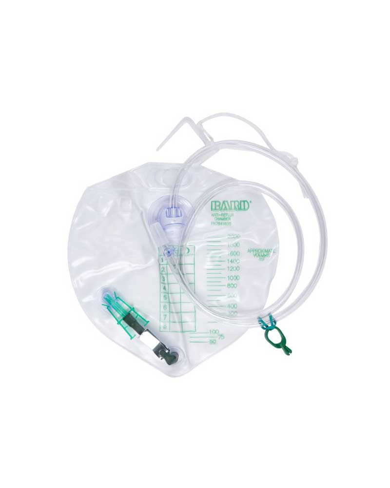 Bard Night Drainage Bag Infection Control with Anti Reflux w/ anit reflux 2000ml (1 each)
