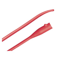 Bard Red Rubber Coude Intermittent Catheter (12/Box)