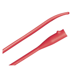 Bard Red Rubber Coude Intermittent Catheter (12/Box)