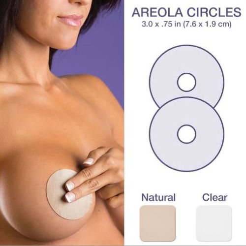 biodermis epi-derm silicone gel areola circles 3"x.75" front view