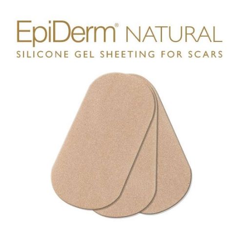 biodermis epi-derm silicone gel small strips 2.75"x1.2" front view