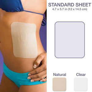 biodermis epi-derm silicone gel standard sheet 4.7" x 5.7" front view