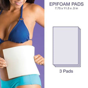 biodermis epifoam pads 7.75"x11.5"x0.5" front view
