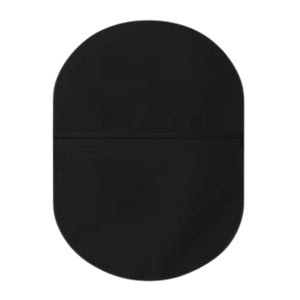 back view of coloplast sensura mio black two piece flex closed pouch
