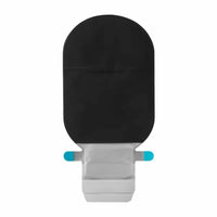 Coloplast SenSura Mio Black One Piece Closed Pouch, with Filter, Maxi, Convex Deep Barrier, Cut to Fit. nack View
