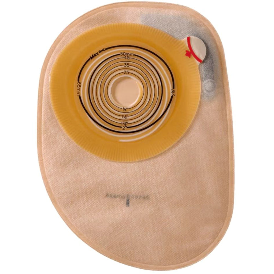 Coloplast Assura One Piece Closed Pouch, Opaque or Transparent, Mini, Midi or Maxi, with Filter, Convex Light, Presized or Cut to Fit options (10/Box)