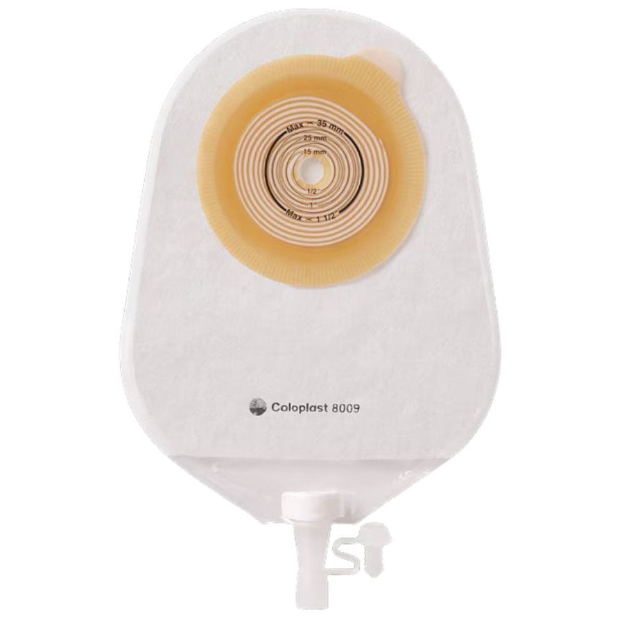 Coloplast Assura One Piece Pediatric Urostomy Pouch, Transparent, Non-Convex, Cut to Fit (10/Box)